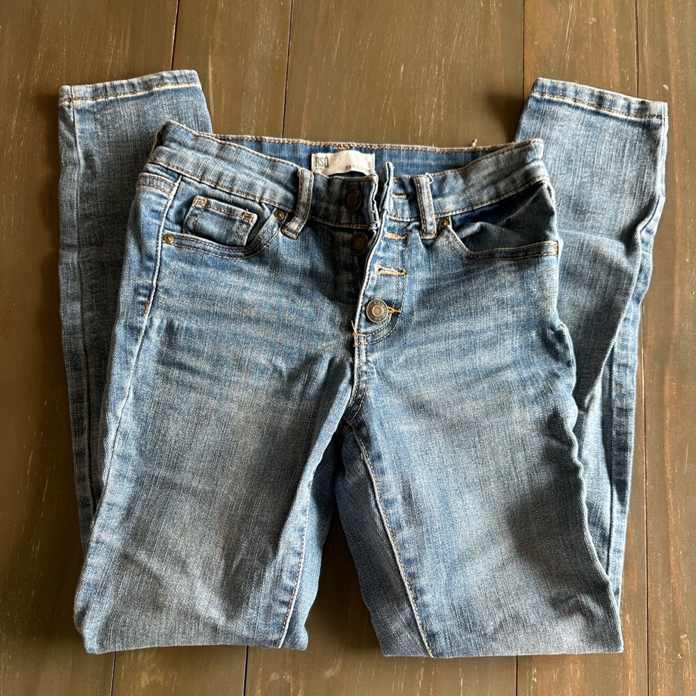Girls RSQ Mid Rise Skinny Jeans Size 8